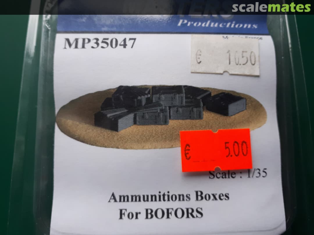 Boxart Ammunition boxes for Bofors MP35047 Masters Productions