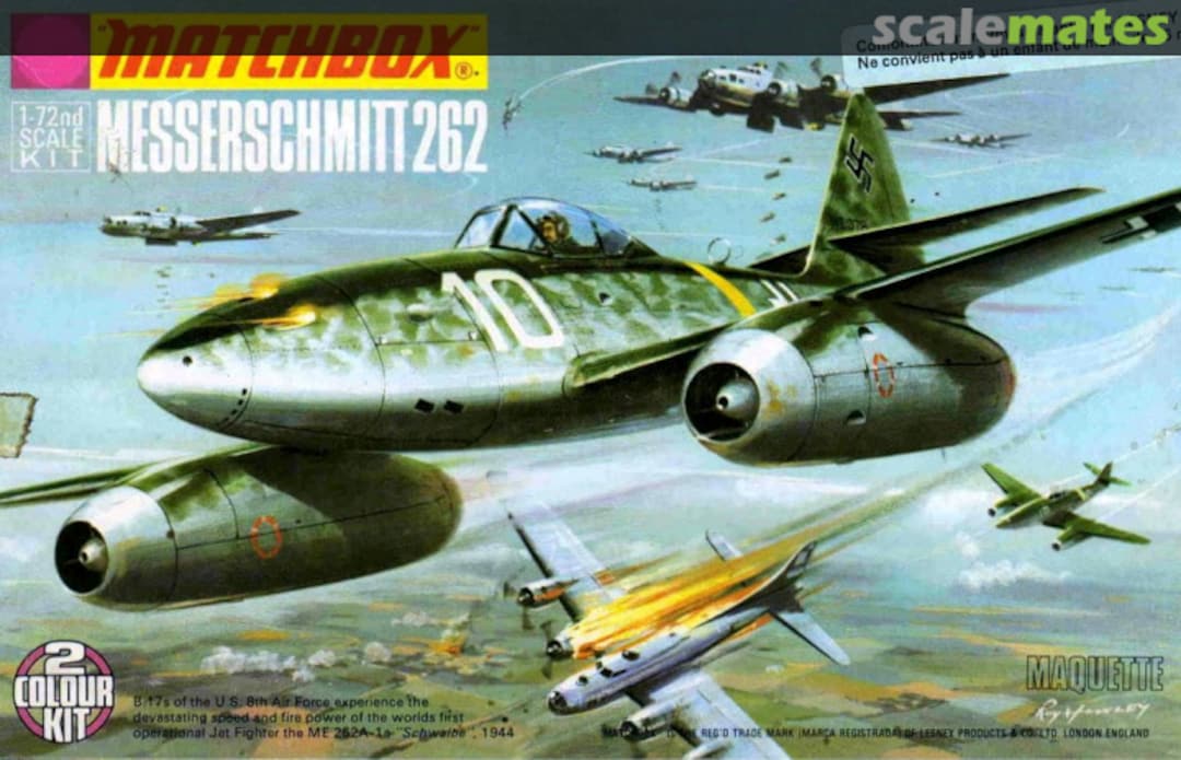 Boxart Messerschmitt 262 PK-21 Matchbox