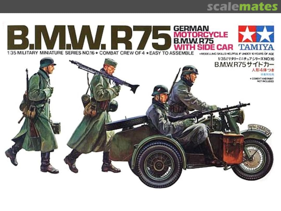 Boxart BMW R75 MM116 Tamiya