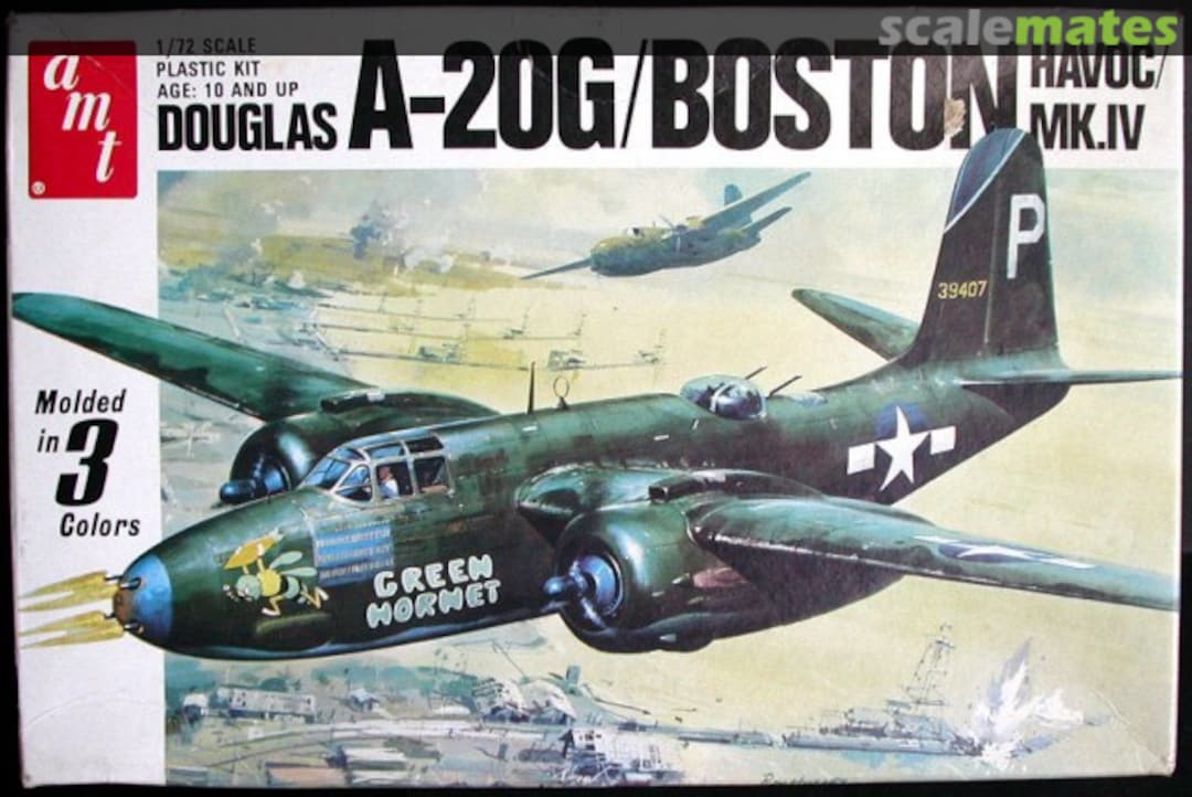 Boxart Douglas A-20G/Boston Havoc/Mk.IV 7126 Matchbox/AMT