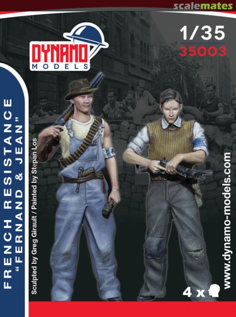 Boxart French resistance set 35003 Dynamo Models