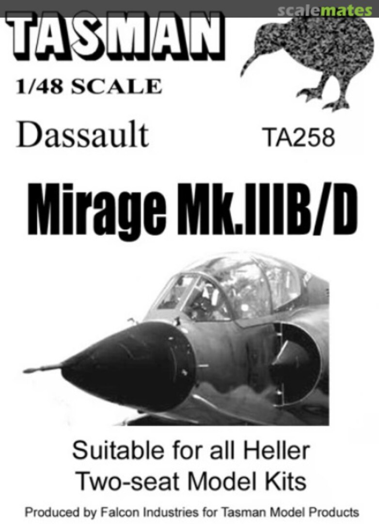 Boxart Mirage Mk.IIIB/D TA258 Tasman Model Products