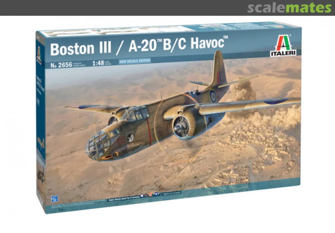 Boxart Boston III A-20 B/C Havoc 2656 Italeri