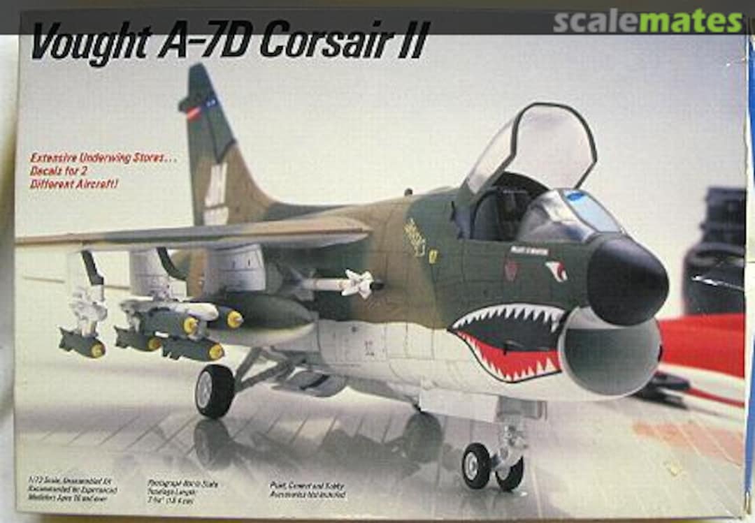 Boxart Vought A-7D Corsair II 341 Testors Fujimi