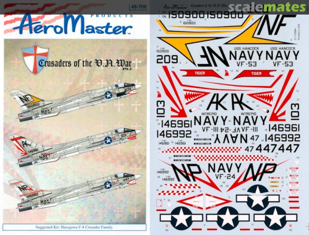 Boxart Crusaders of the V.N. War Pt. I 48-709 AeroMaster