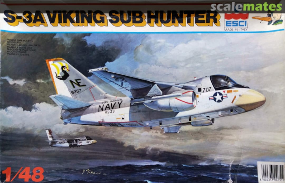 Boxart S-3A Viking Sub Hunter 4051 ESCI