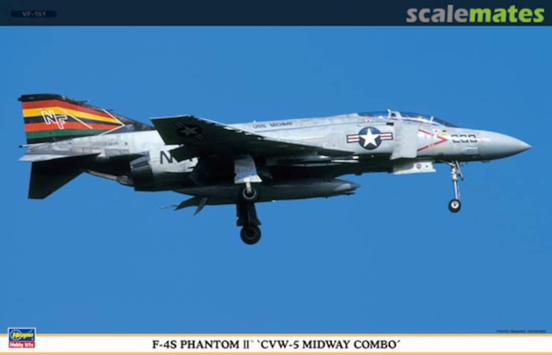 Boxart F-4S Phantom II 'CVW-5 Midway Combo' 00977 Hasegawa