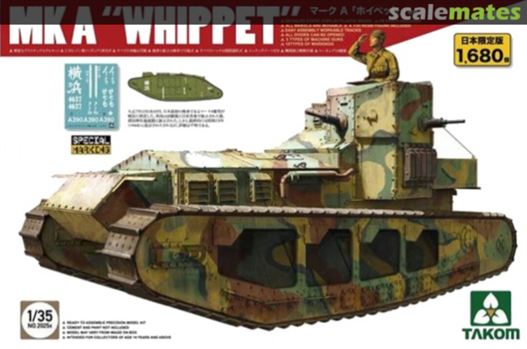 Boxart MK A "Whippet" 2025x Takom