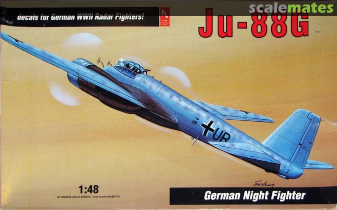 Boxart Ju-88G German Night Fighter HC1606 Hobbycraft