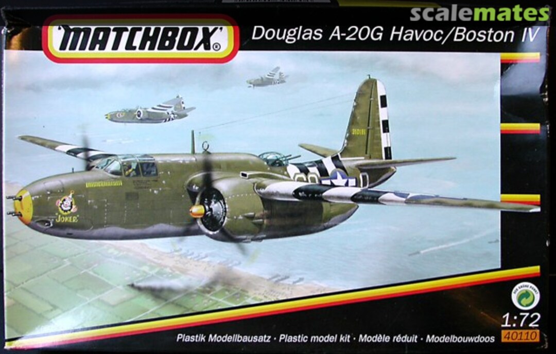 Boxart Douglas A-20G Havoc/Boston IV 40110 Matchbox