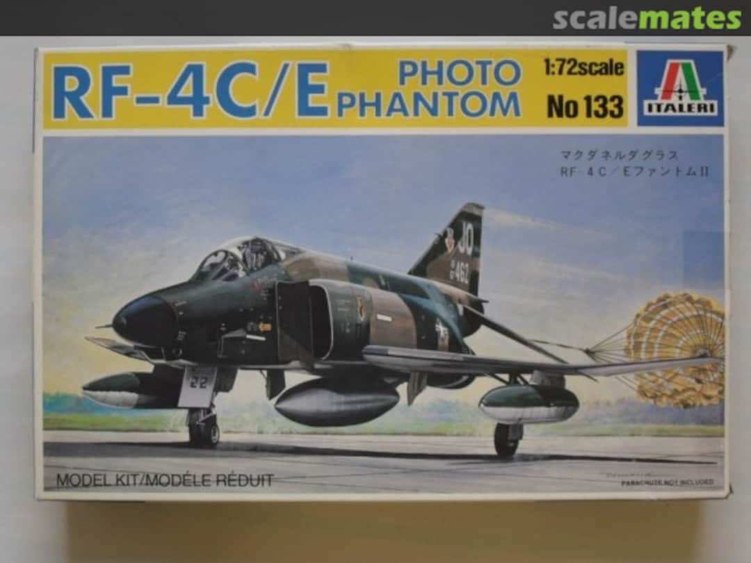 Boxart RF-4C/E Photo Phantom 133 Italeri