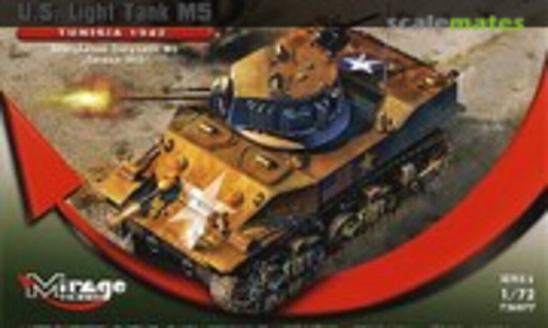 1:72 Light Tank M5 (Mirage Hobby 726077)