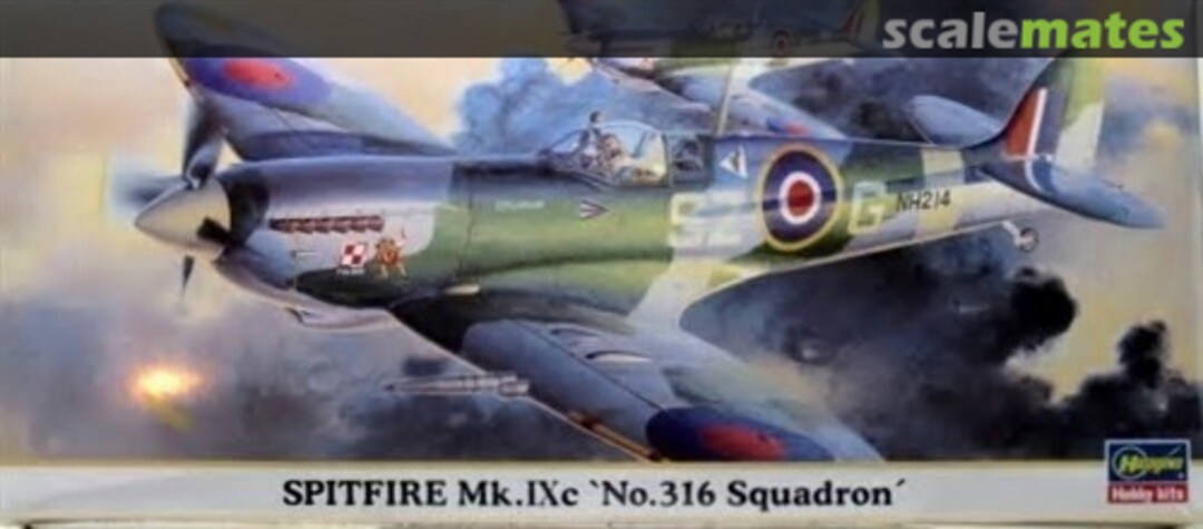 Boxart Spitfire Mk.IXc 'No. 316 Squadron' 00609 Hasegawa