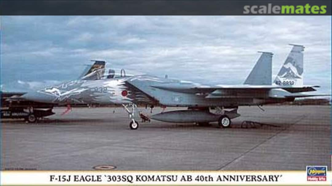 Boxart F-15J Eagle `303SQ Komatsu AB 40th Anniversary´ 00282 Hasegawa