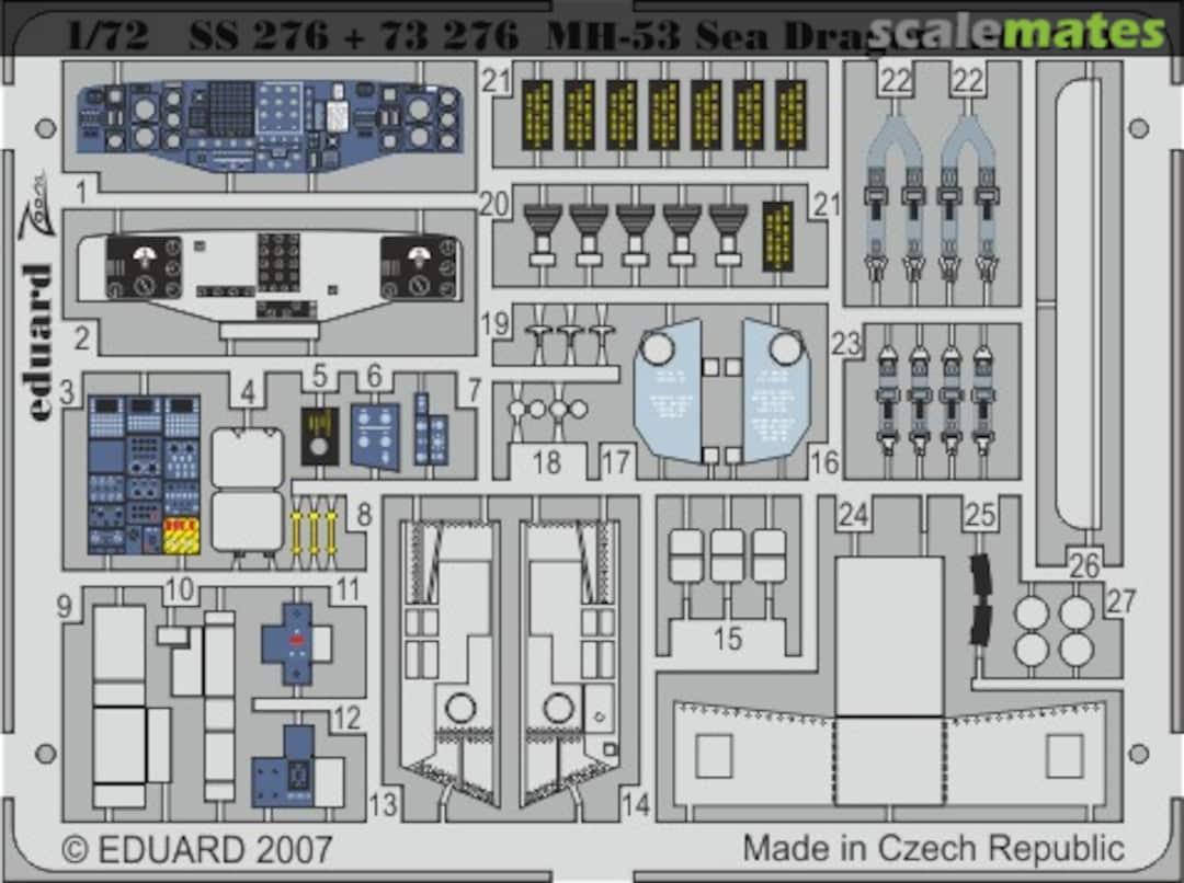 Boxart MH-53E Sea Dragon - Interior 73276 Eduard