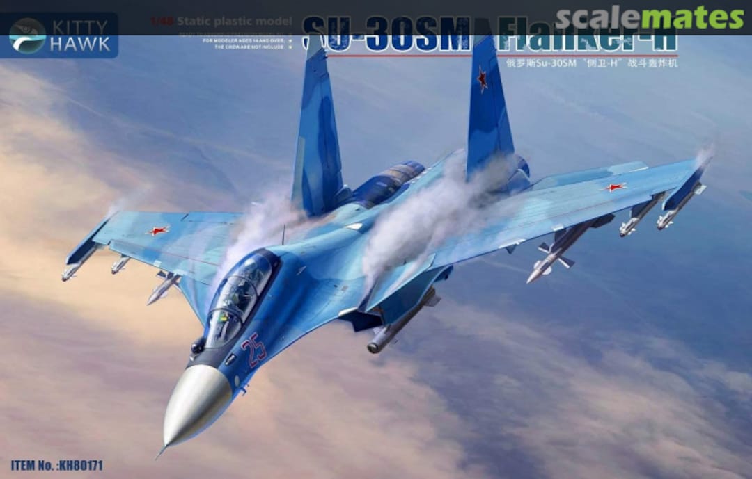 Boxart Su-30SM Flanker-H KH80171 Kitty Hawk