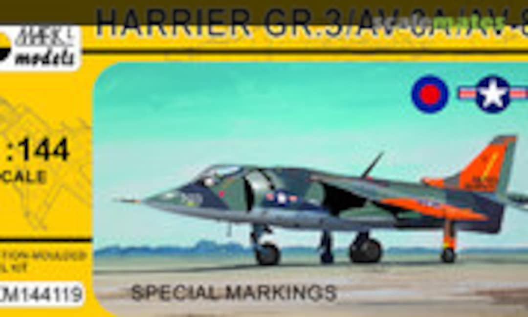 1:144 Harrier Gr.3/AV-8A/AV-8C Special Markings (Mark I Models MKM144119)