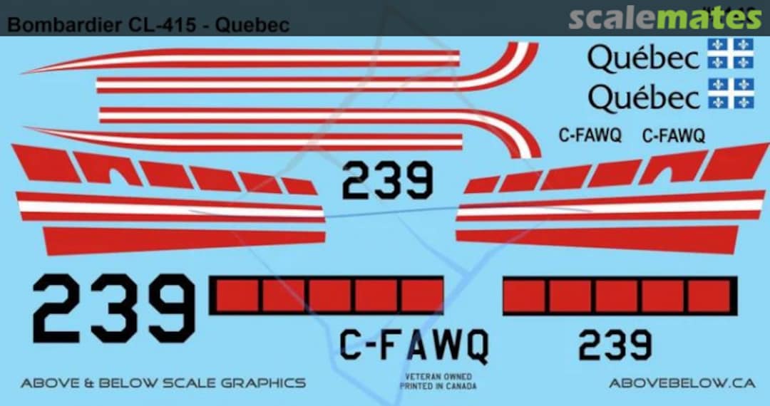 Boxart Bombardier CL-415 Super Scooper 2143 Above & Below Graphics