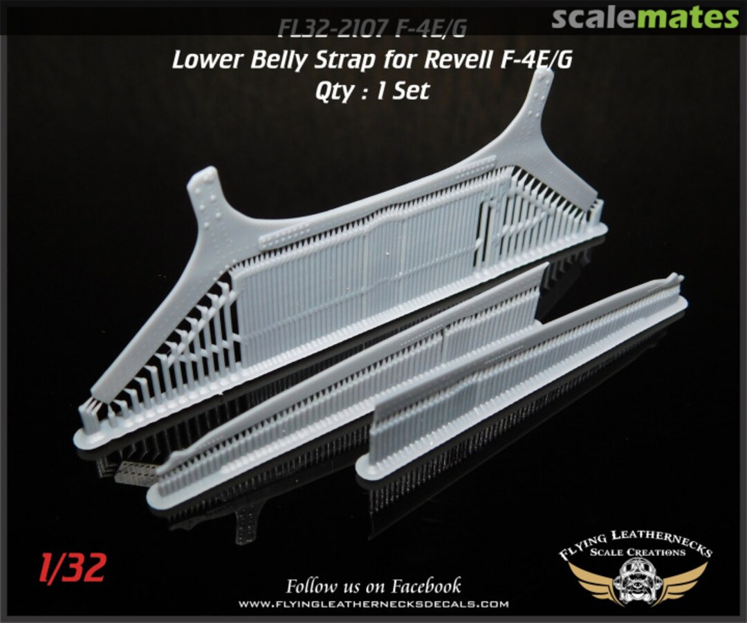 Boxart Lower Belly Strap for Revell F-4E/G FL32-2107 Flying Leathernecks