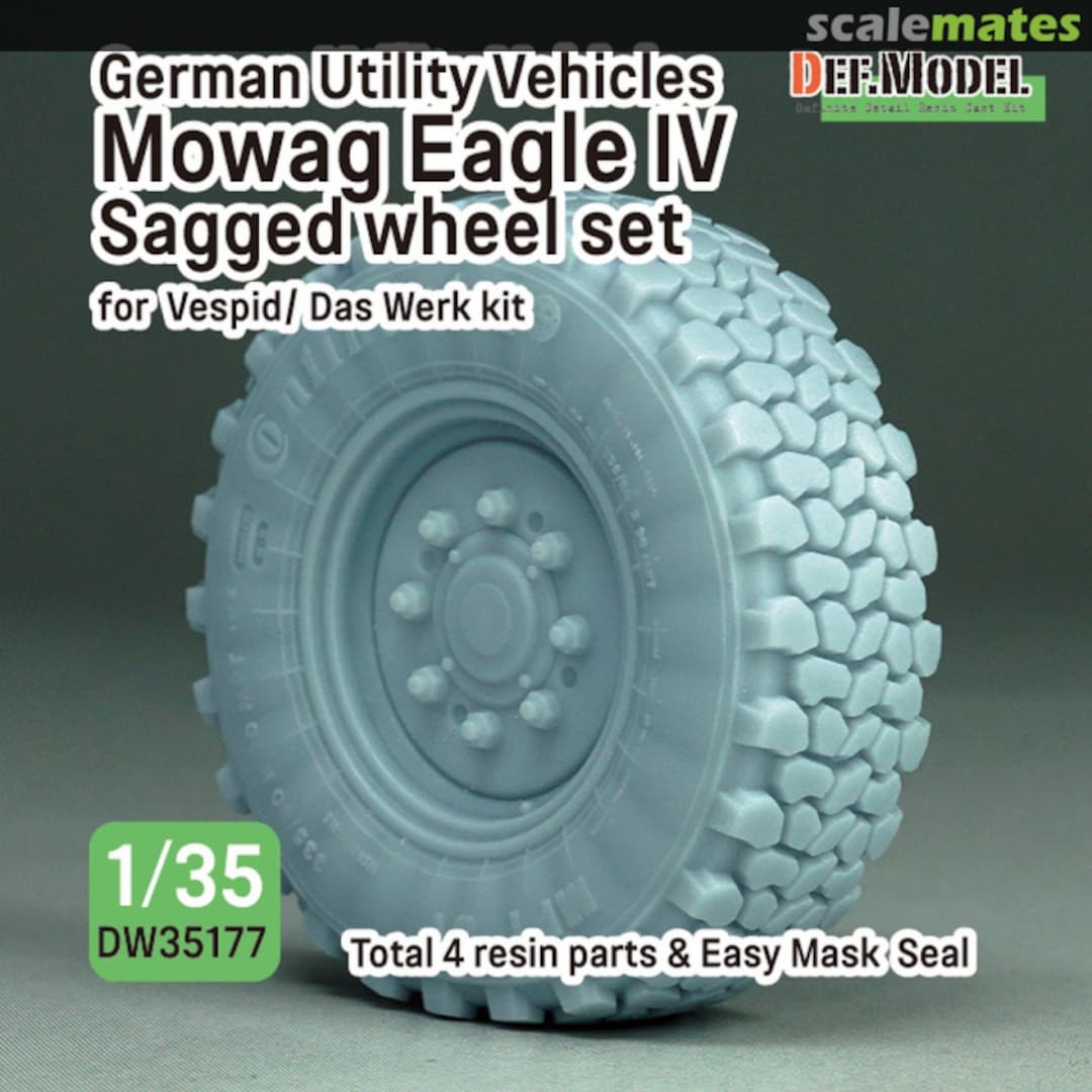 Boxart German Eagle IV Sagged wheel set DW35177 Def.Model