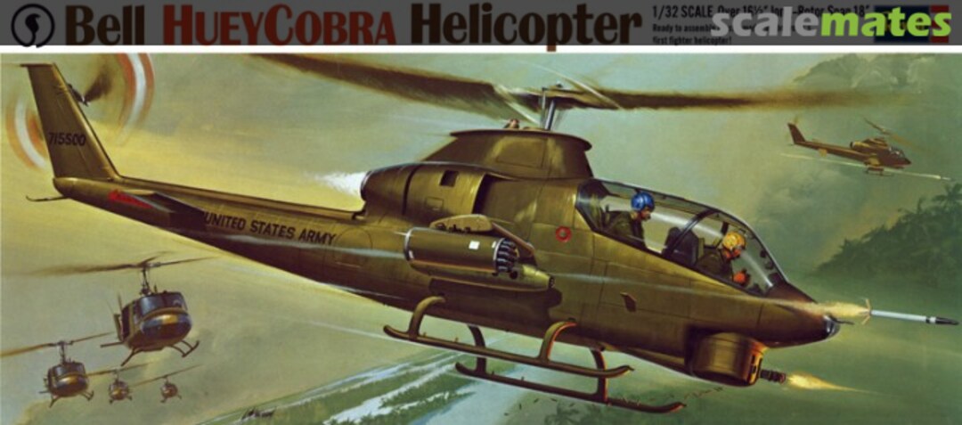 Boxart Bell HueyCobra Helicopter H-287-200 Revell