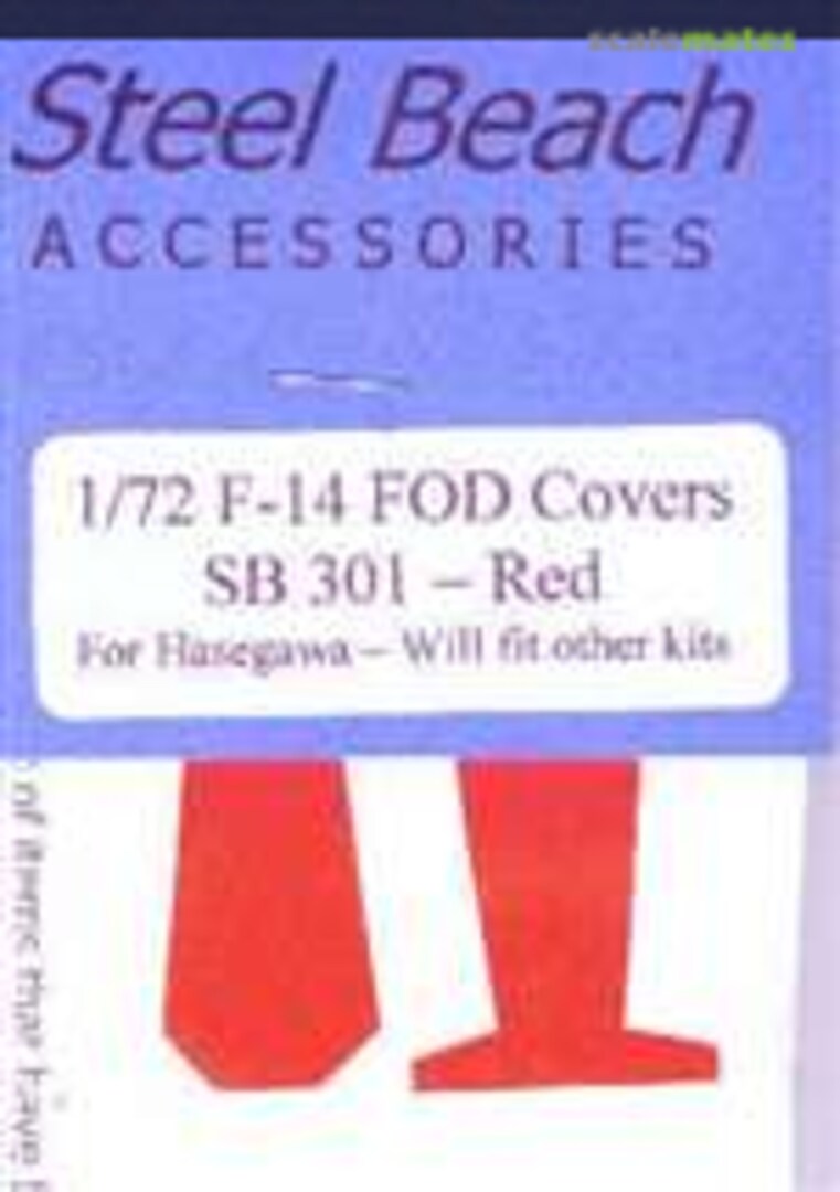 Boxart Red F-14 Tomcat FOD Covers 73001 Steel Beach