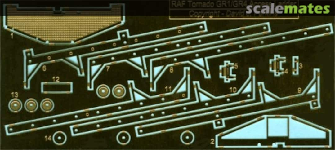 Boxart RAF Tornado Access Ladder with Top Platform FP-48-067f Flightpath