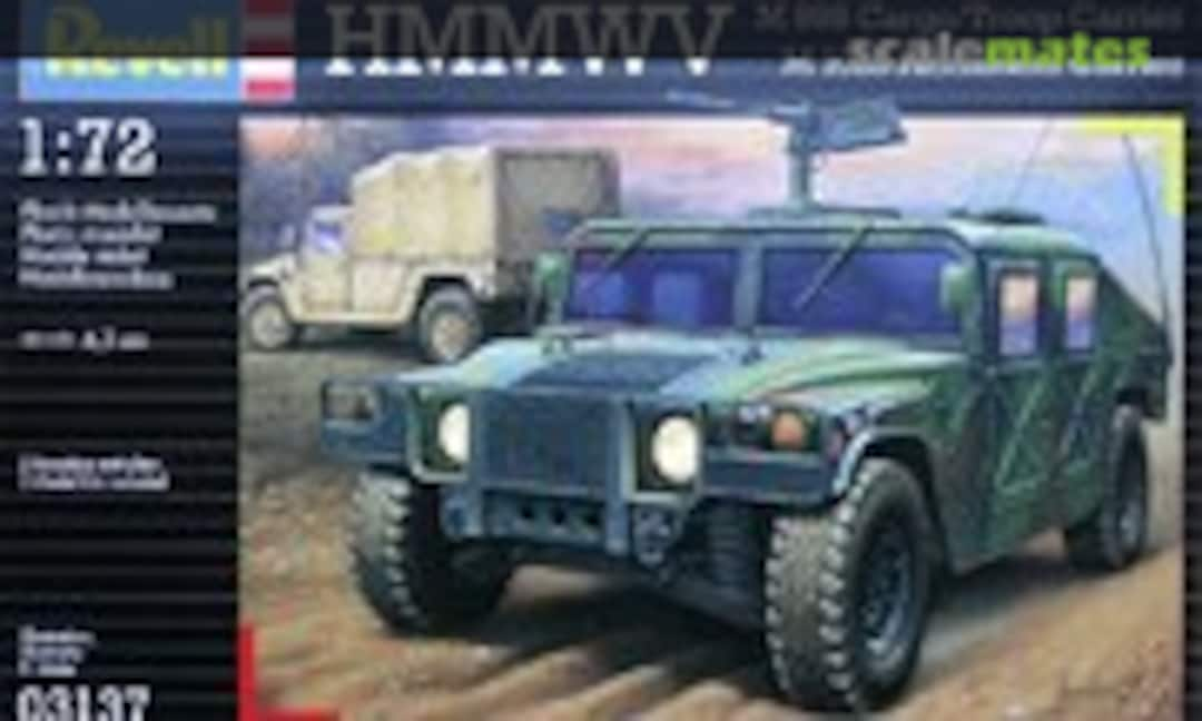 1:72 HMMWV M998 Cargo/Troop Carrier + M1025 Armament Carrier (Revell 03137)