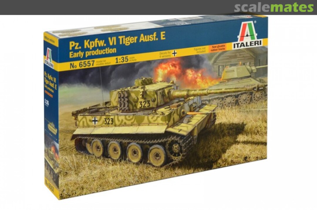 Boxart Pz. Kpfw. VI Tiger Ausf. E 6557 Italeri