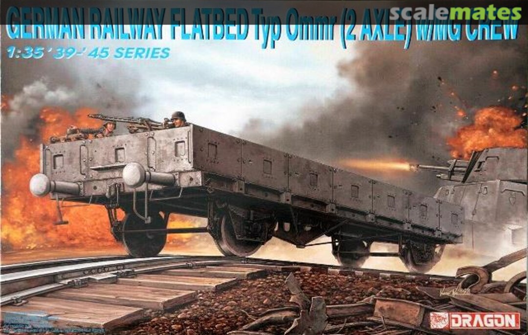 Boxart Railway Flatbed Typ Ommr 6085 Dragon