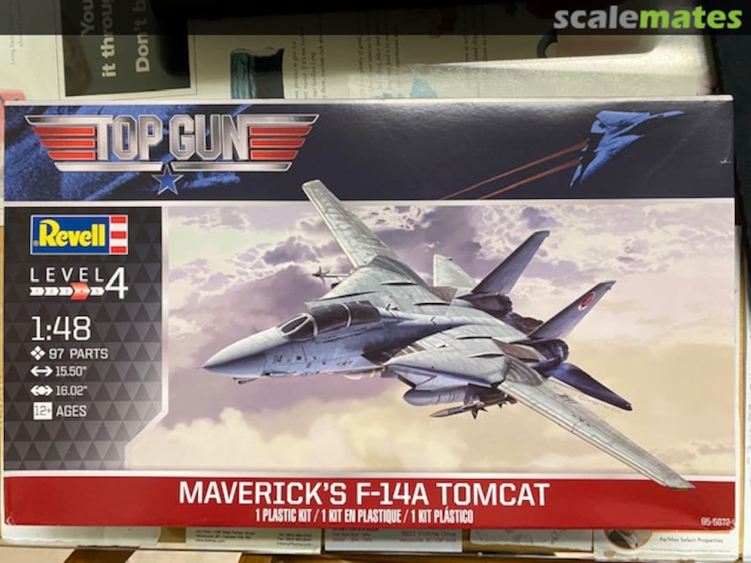 Boxart Maverick's F-14A Tomcat 85-5872 Revell