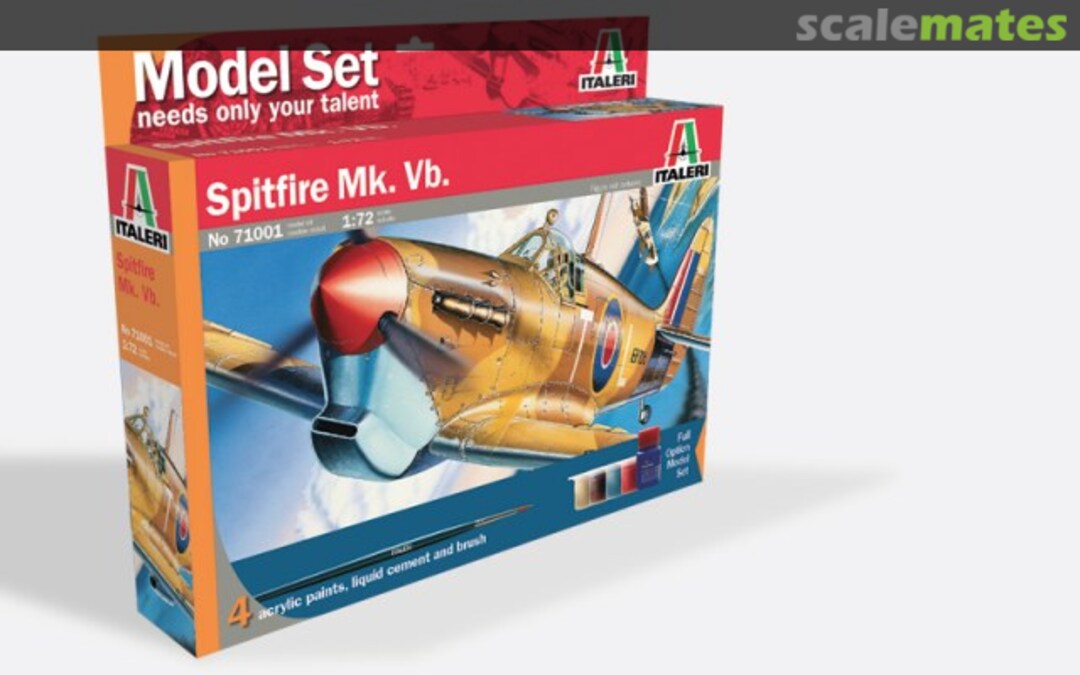 Boxart Spitfire Mk.Vb. 71001 Italeri