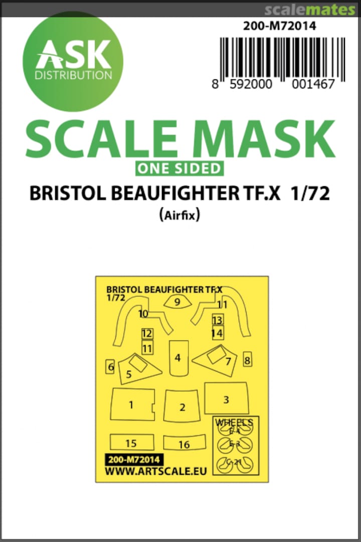 Boxart Bristol Beaufighter TF.X 200-M72014 ASK