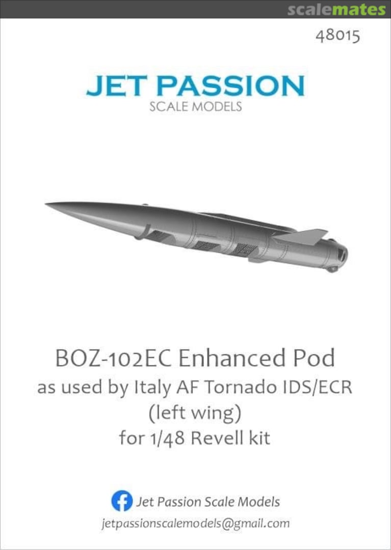 Boxart Tornado IDS/ECR BOZ-102EC-Pod (Backbordflügel) 48015 Jet Passion