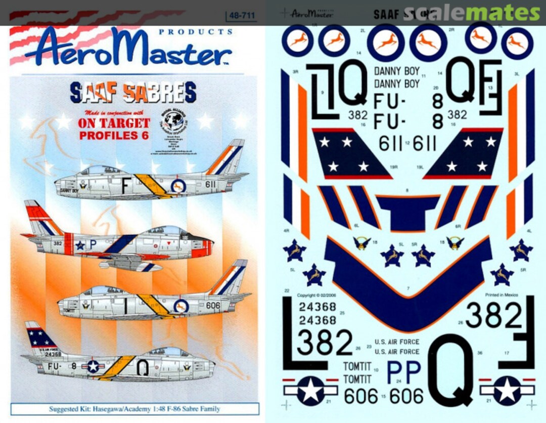 Boxart SAAF Sabres 48-711 AeroMaster