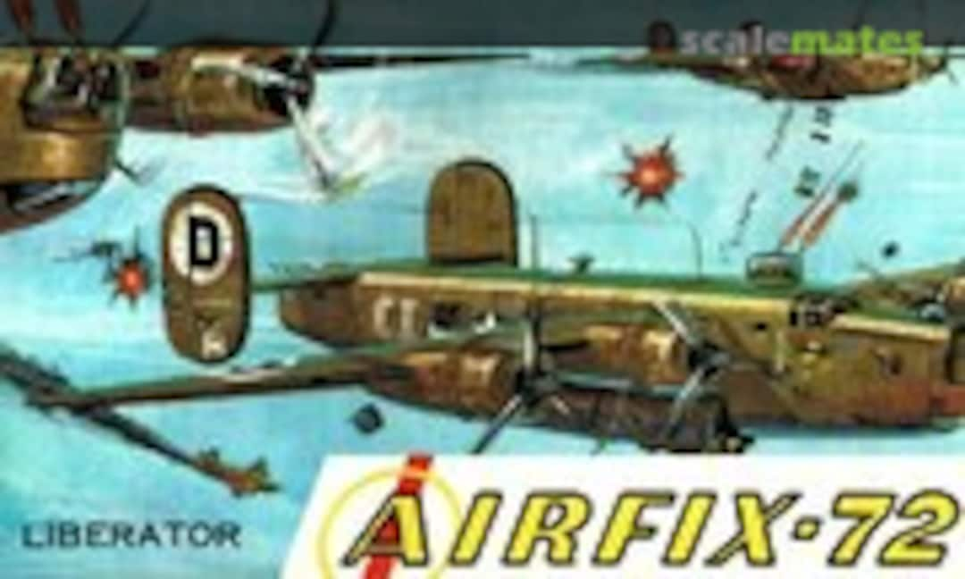 1:72 B-24 Liberator Airfix-72 Scale Kits (Airfix Corporation of America 4-129)