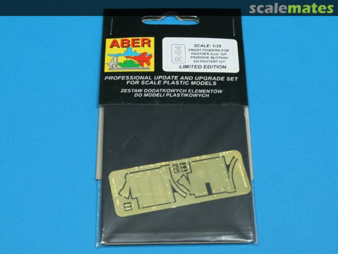 Boxart Front fenders for Panther G/F Jagdpanther R04 Aber