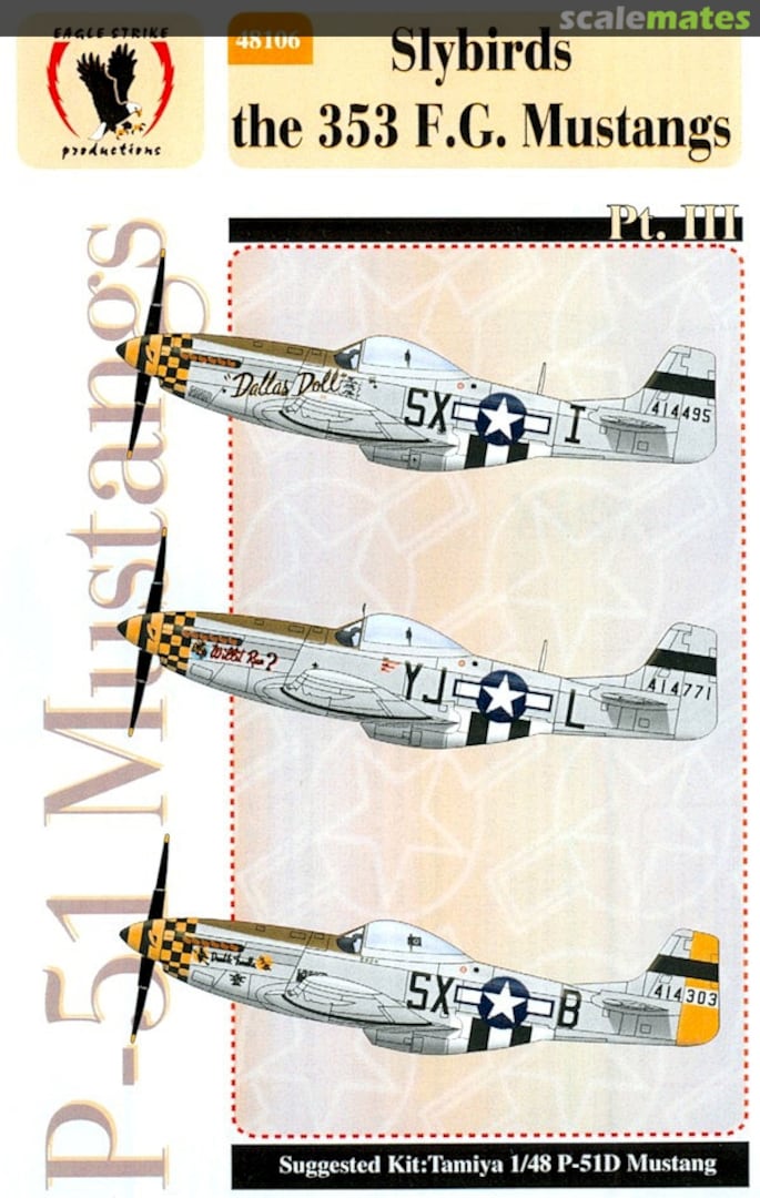 Boxart Slybirds the 353 F.G. Mustangs Pt. III 48106 Eagle Strike Productions