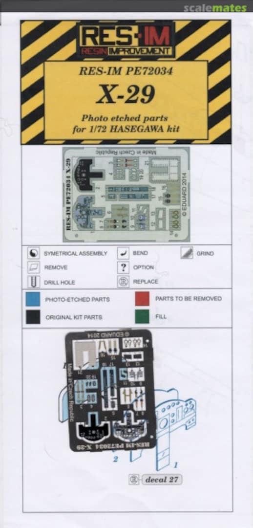 Boxart X-29 PE72034 RES-IM