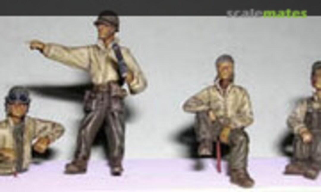 1:76 American AFV Crew with Optional Heads (No. 3) (Milicast FIG039)