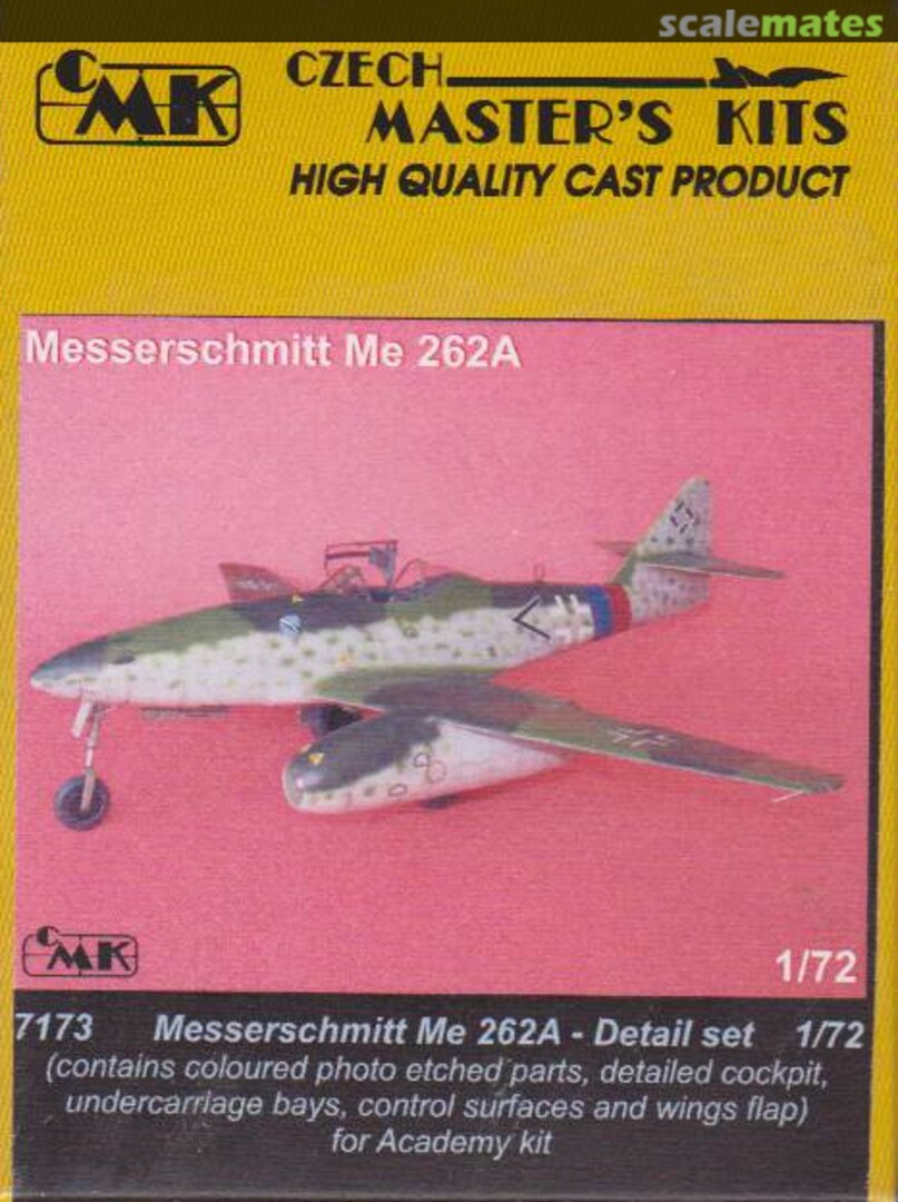 Boxart Messerschmitt Me 262A 7173 CMK