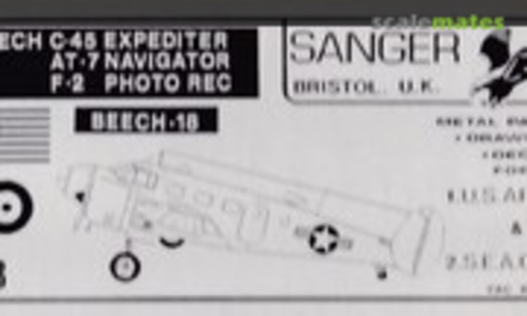 Beech C-45 Expediter, AT-7 Navigator, F-2 Photo Rec (Sanger 00)