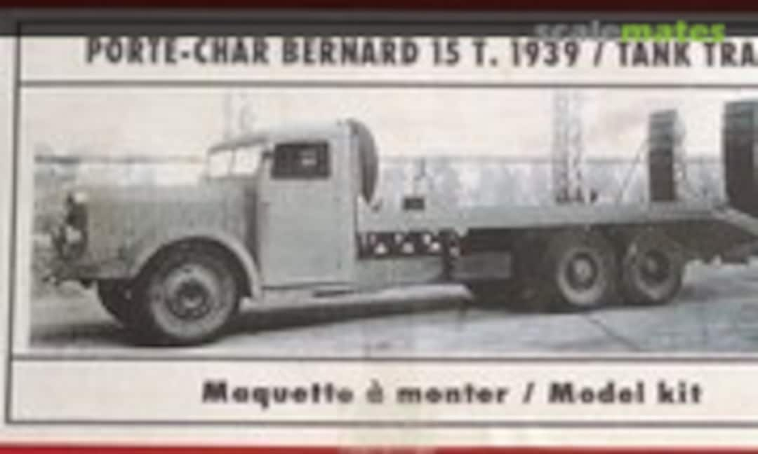 1:35 Porte-Chard Bernard 15 T. 1939 Tank Transporter (ALBY 347)