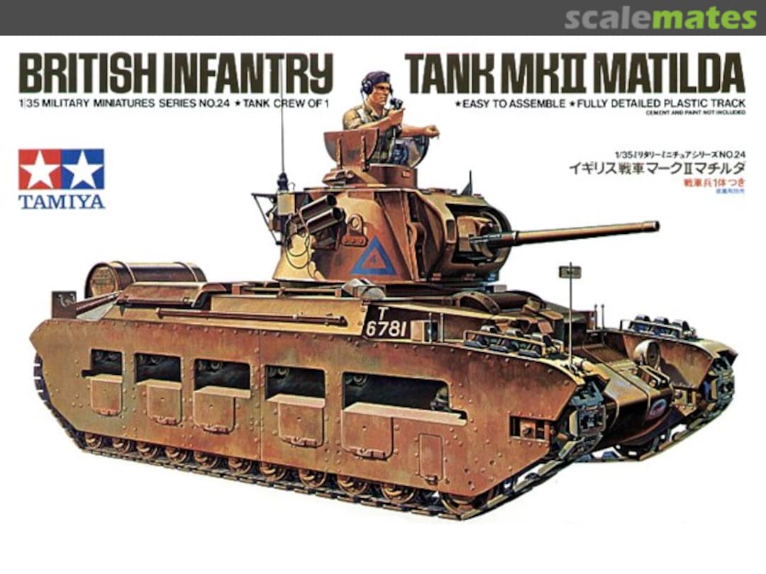 Boxart Infantry Tank Mk.II Matilda 35024 Tamiya