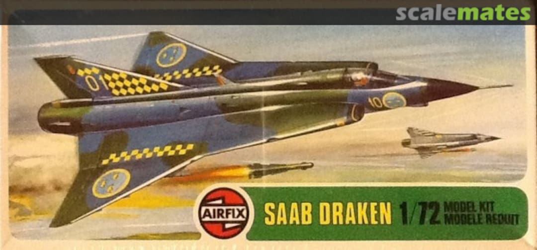 Boxart Saab Draken 02039-4 Airfix