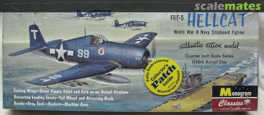 Boxart F6F-5 Hellcat 85-0080 Monogram