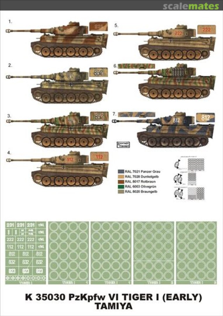 Boxart Tiger I Early K35030 Montex