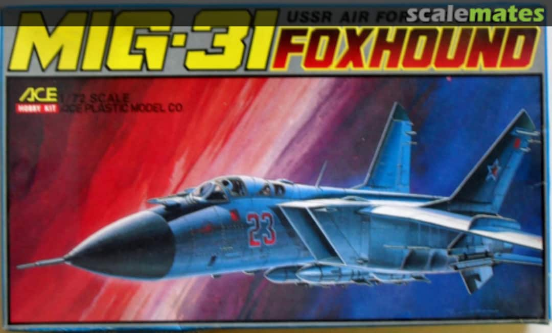 Boxart Mikoyan-Gurevich MiG-31 Foxhound 1037 ACE Hobby Kit