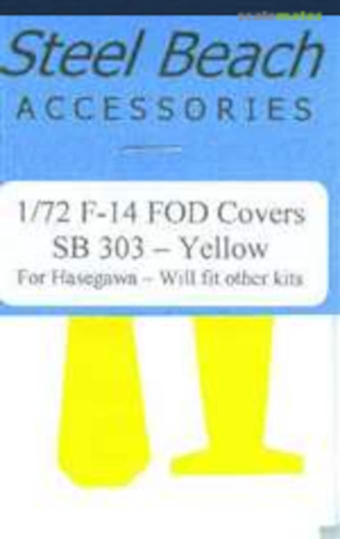 Boxart Yellow F-14 Tomcat FOD Covers 73003 Steel Beach