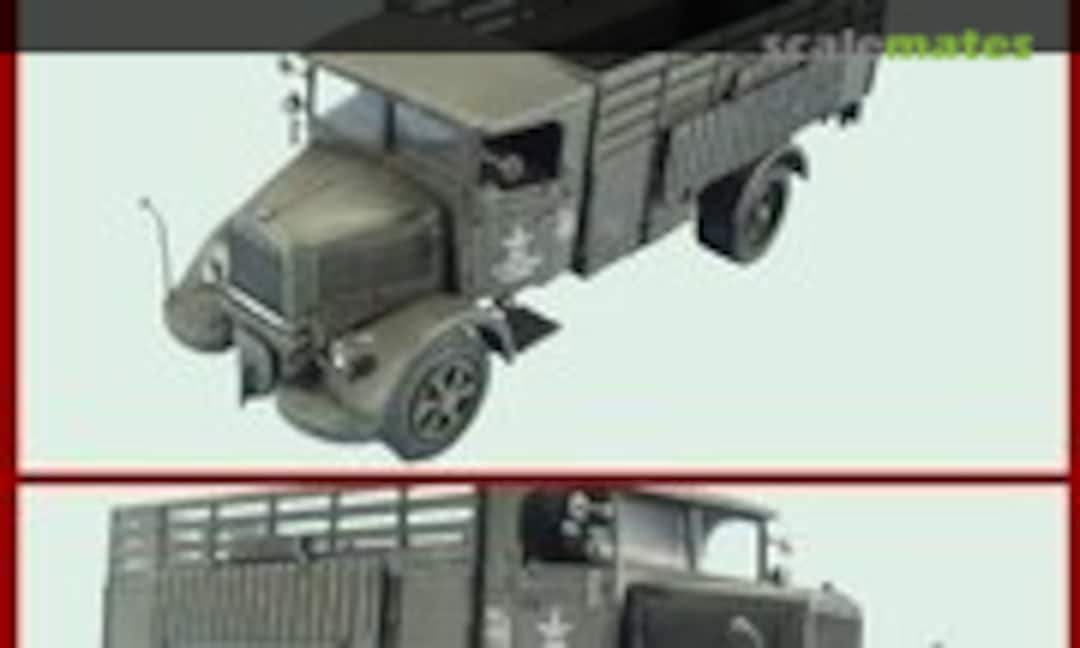 1:35 Lancia 3RO horse transport heavy truck (CRIEL.MODEL R099)